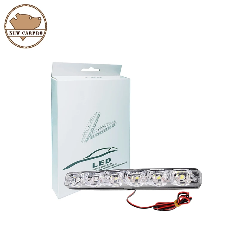 Автомобиль Pro DRL Автомобилей Стайлинг Дневного Света Дневные Ходовые Огни DC 12 В 6