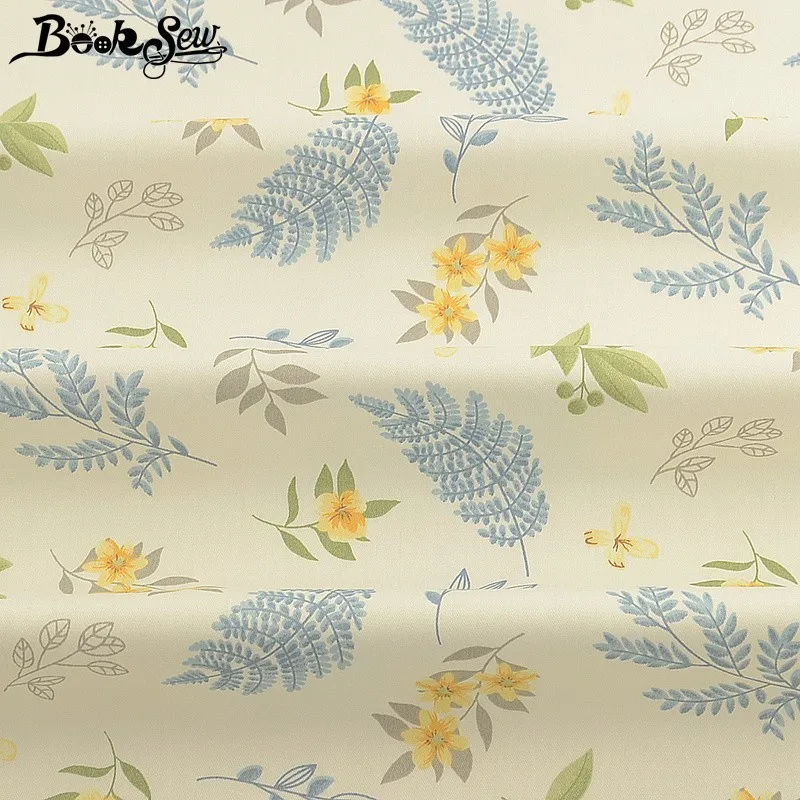Booksew 100% хлопковая ткань с цветочным принтом Telas Tissu африканская сделай сам платье