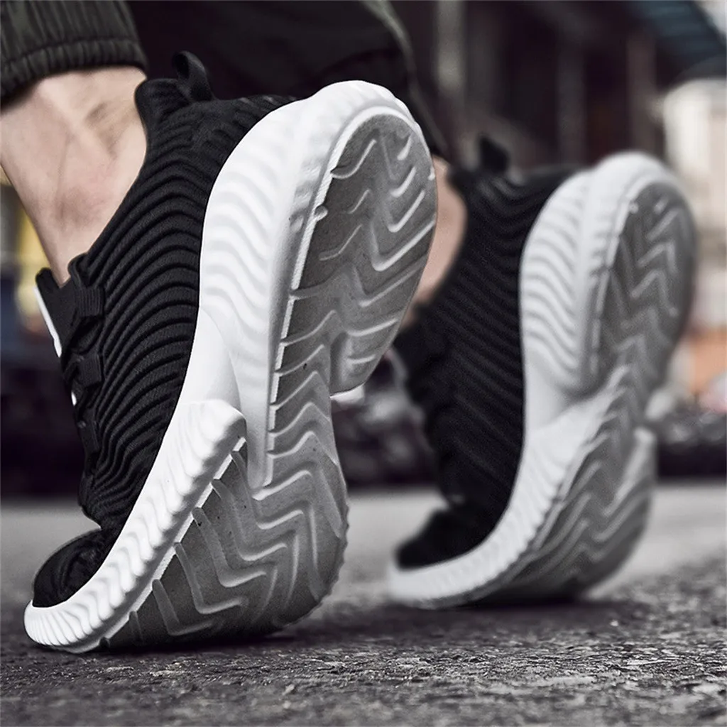 New Outdoor Men Casual Shoes Fashion Lightweight Stripes Breathable Walking Sneakers Tenis Feminino Zapatos | Обувь