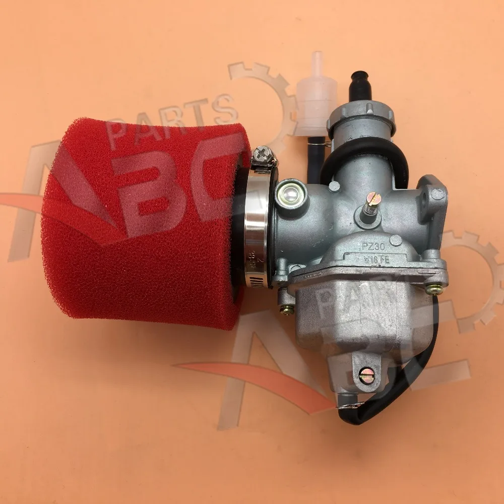 Карбюратор PZ30 30 200cc 250cc с воздушным фильтром рычаг дроссельной заслонки для