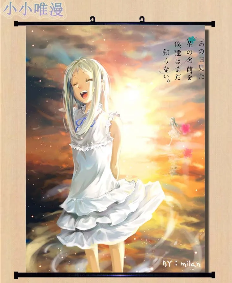 Японское аниме Anohana: цветок который мы видели в тот день сексуальная девушка Honma