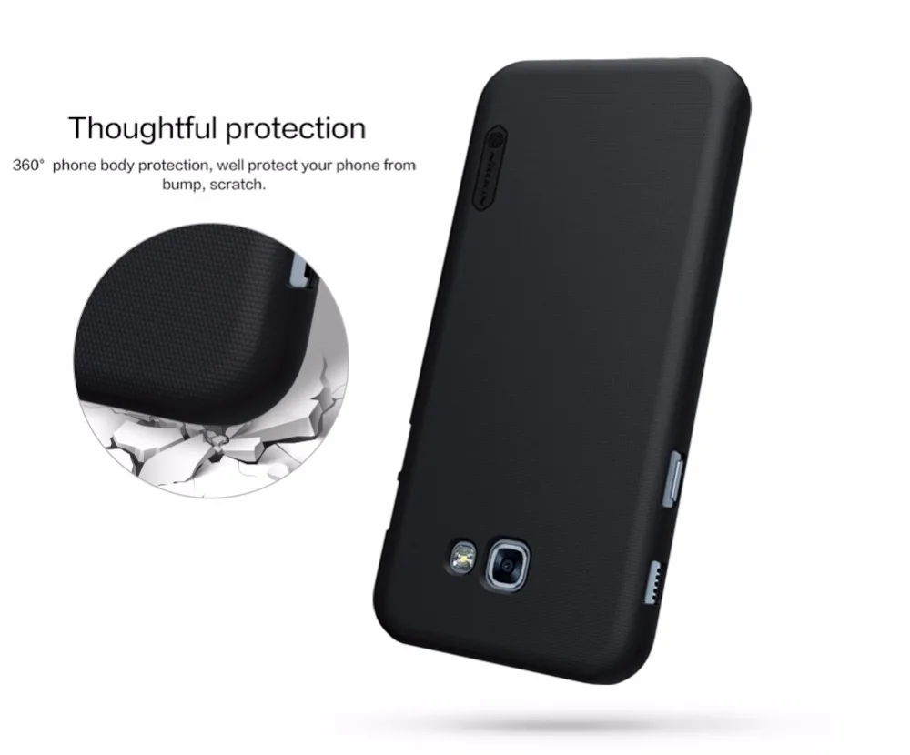 Для Samsung Galaxy A3 2017 A320/A5 A520/A7 A720 чехол Nillkin матовый жесткий чехол|for samsung galaxy|nillkin frostedcase