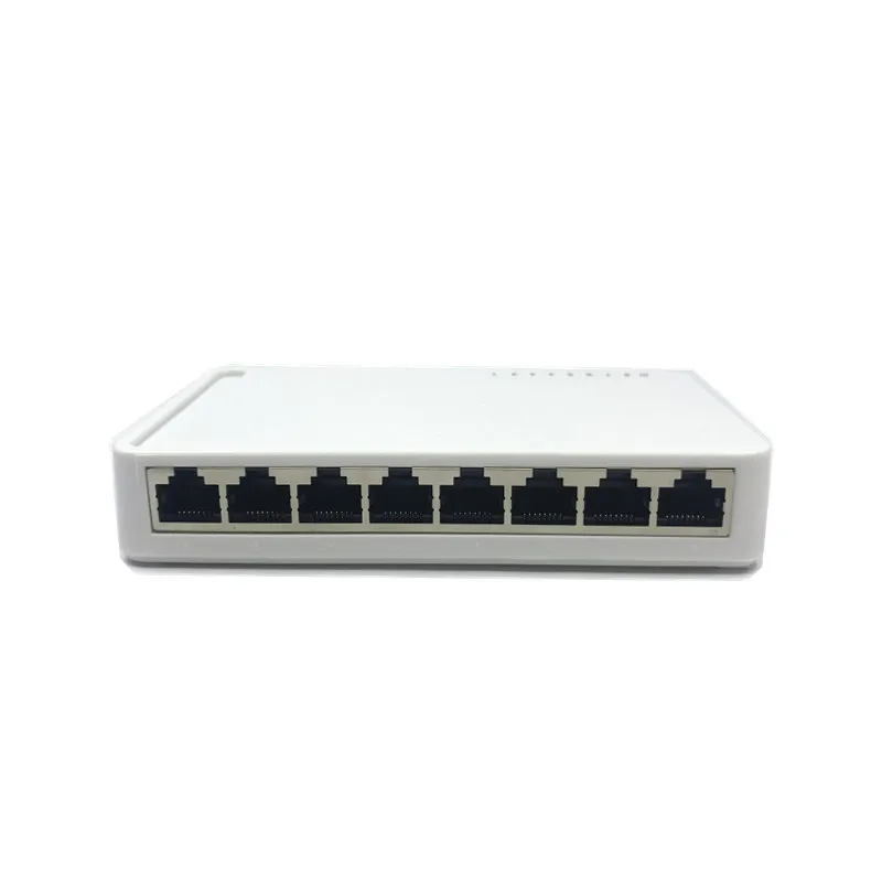 OEM новая модель 8 портов гигабитный коммутатор Настольный RJ45 Ethernet 10/100/1000 Мбит/с Lan