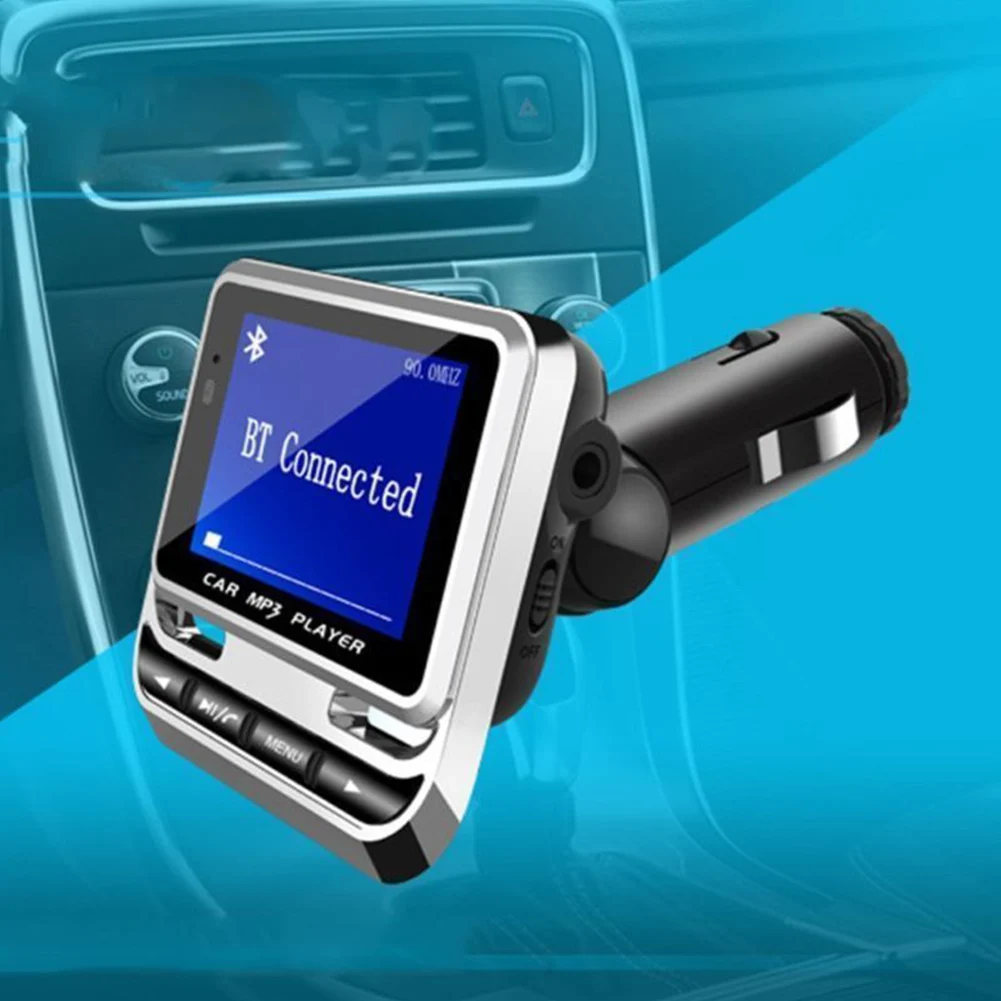 1 3 &quotЖК-дисплей беспроводной FM передатчик автомобильный комплект USB зарядное