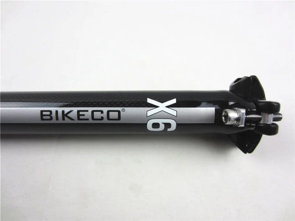 Подседельный штырь BIKECO из углеродного волокна для дорожного велосипеда