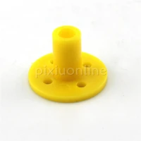 2pcs j628 yellow color 25mm round plastic flange base diy maker parts