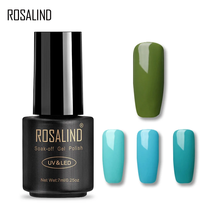 Гель для ногтей Rosalind 1S 7 цветов зеркальный экологически чистый|nail varnish|black nail