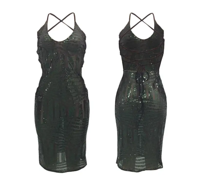 2018 осень и зима новый стиль европейский американский моды блестками сексуальные