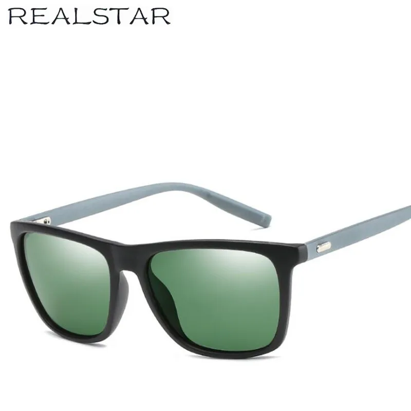 REALSTAR 2018 поляризованных солнцезащитных очков Для мужчин модный бренд Винтаж