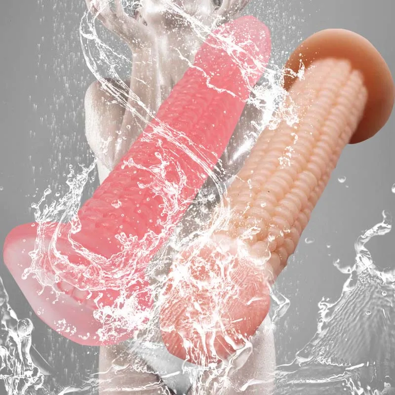 G-spot Dildo Vibrator Suction Cup Penis Clitoris Stimulator Massager Corn Dick Adult Sex Toy for Women Lesbian Couple U165 | Красота и