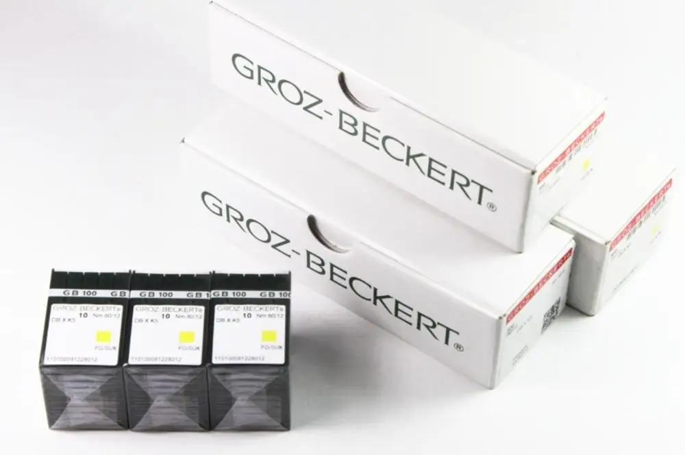 Фото 100 шт. Подлинная немецкая игла для вышивки Groz Beckert FG/Сук дБ X K5 нм 75/11 для китайской вышивальной машины Tajima Barudan SWF №2