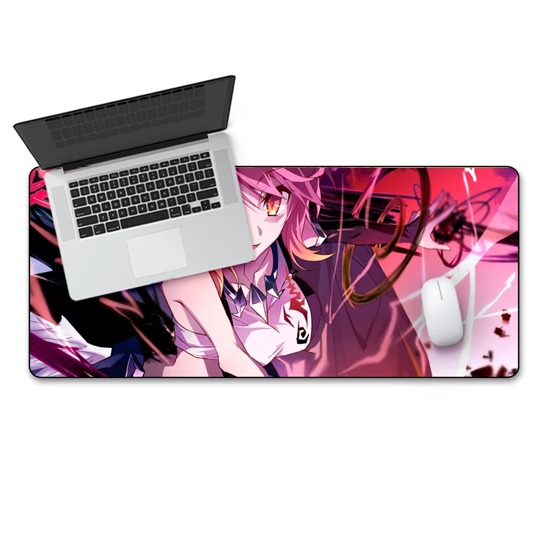 Большой коврик для мыши QQQRGB 70x30 см XL с японским аниме игровой симпатичный подарок