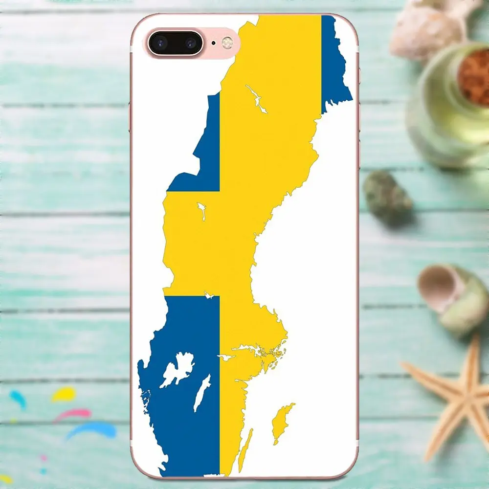 Шведский флаг для Galaxy J1 J2 J3 J330 J4 J5 J6 J7 J730 J8 2015 2016 2017 2018 mini Pro мягкие ТПУ чехлы