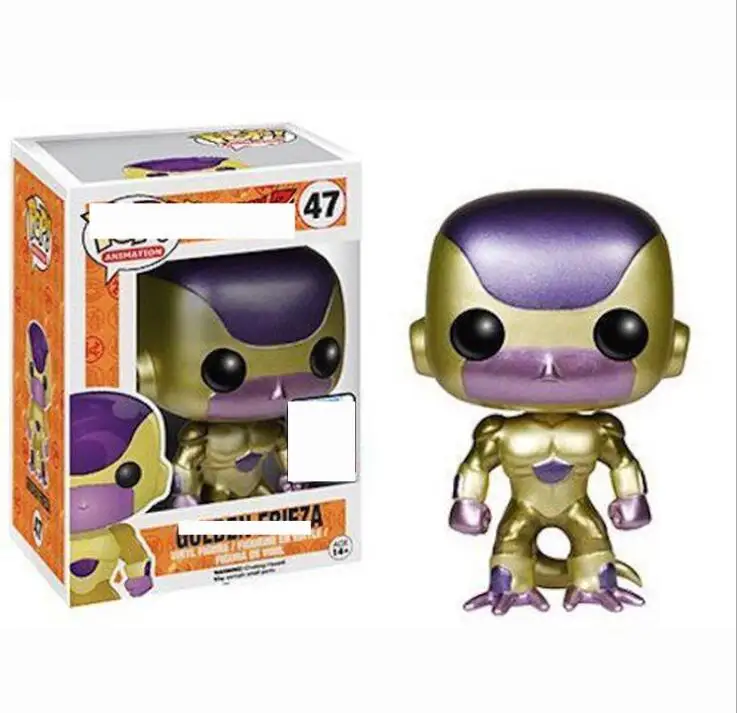 POP японского Амин Dragon Ball 10 см GOLDEN FRIEZA Виниловая фигурка Коллекционная модель