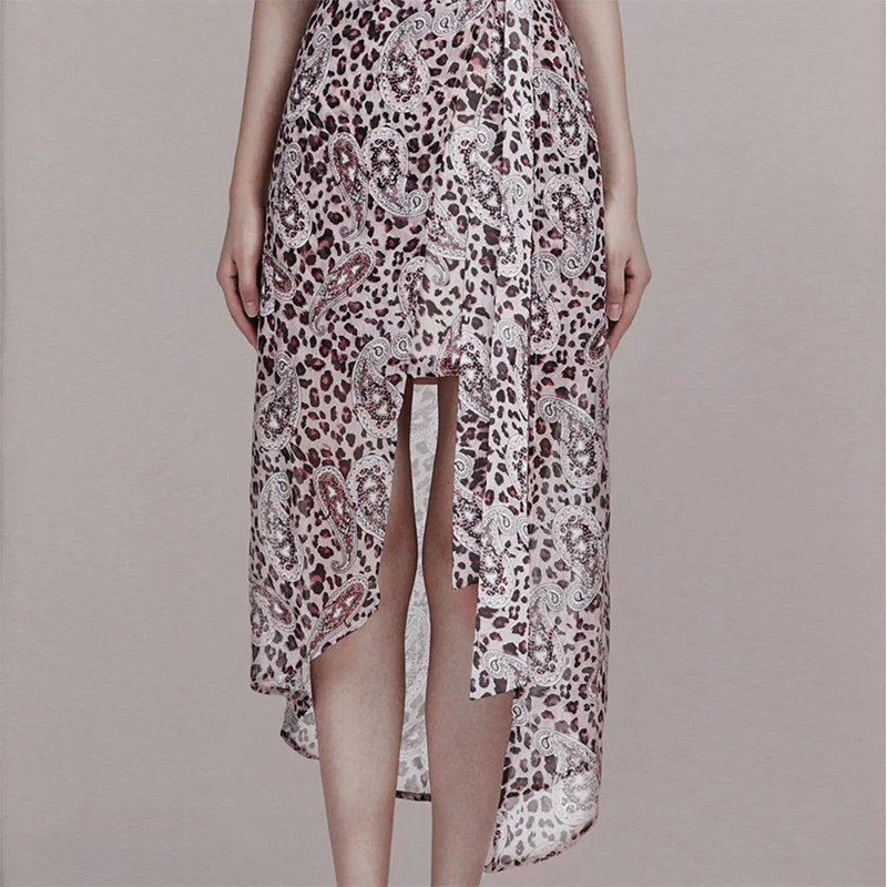 Женское платье с круглым вырезом Max Spri повседневное асимметричное средней длины