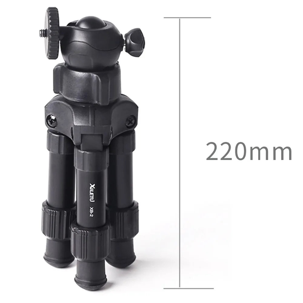 XILETU XB 2C Мини Гибкий портативный легкий Настольный Штатив для GoPro DSLR и