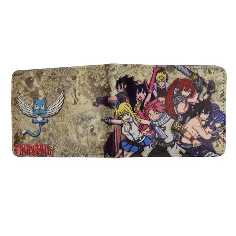 Новое поступление Аниме Fairytail короткий бумажник с держатель для карт Портмоне