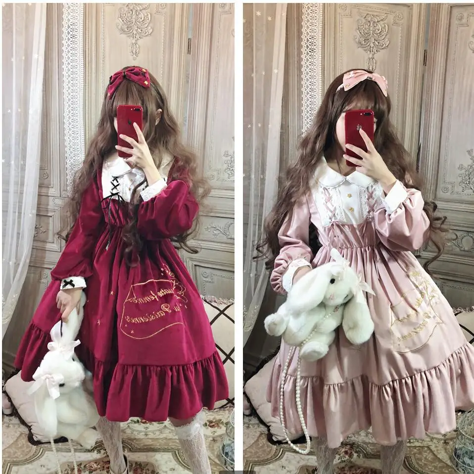 Лолита девушка мягкая девушка бабочка-завязанный кролик одно плечо пакет милый пушистый кролик жемчужная цепь косые сумки AL1024