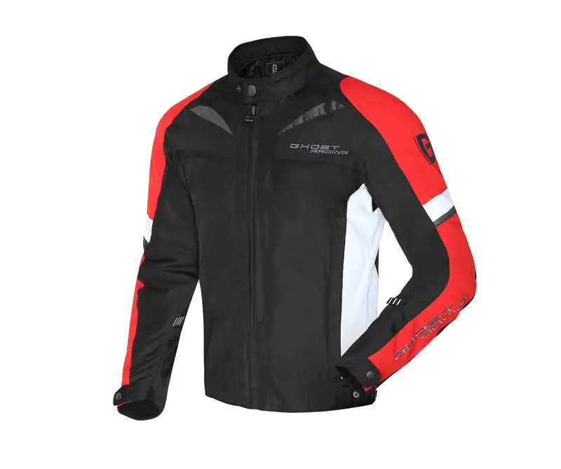 Only Red Jacket GHOST куртка для мотоспорта Защитная Экипировка для езды на мотоцикле мужская летняя дышащая мотоциклетная одежда мотоциклетные костюмы - Цвет: Only Red Jacket