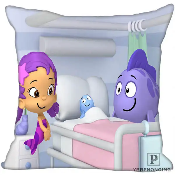 Square Pillowcases Заказная декоративная наволочка Bubble Guppies квадратная Наволочка на молнии лучший подарок(с одной стороны) 180516-23 - Цвет: Square Pillowcases