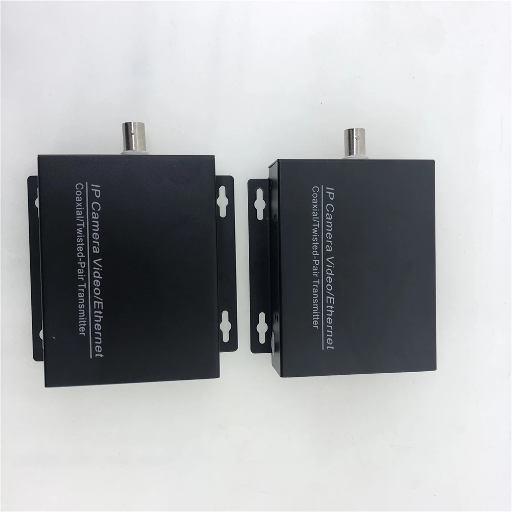 1 пара 10/100 м ip передача Coaxia BNC в порт rj45 IP удлинитель CCTV HD видео EOC Ethernet 2