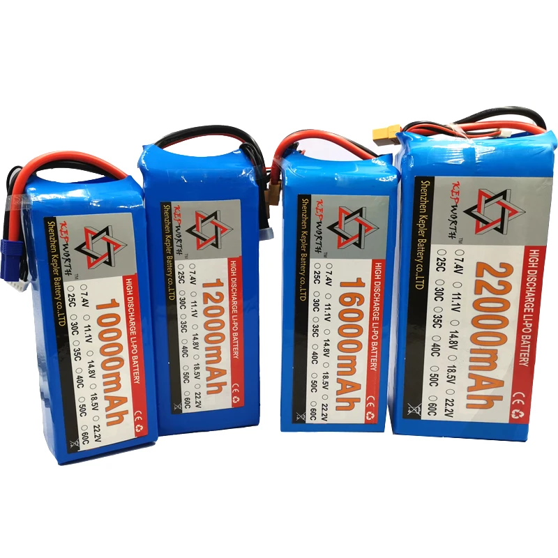 Аккумулятор LiPo 10000 12000 16000 мАч 25C 22000 в 2S для радиоуправляемых игрушек
