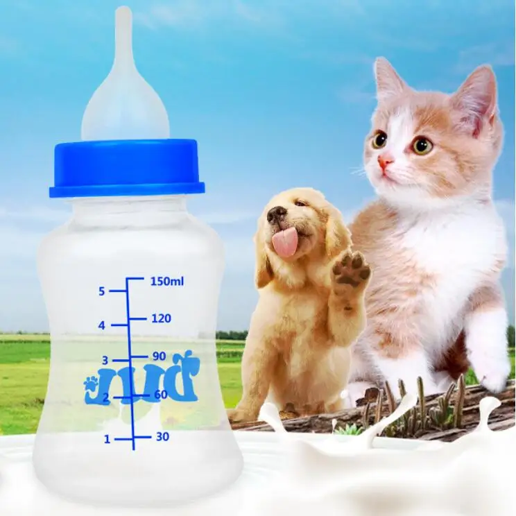 150 мл ПЭТ-бутылки из-под молока бутылочек для Кормления Собаки Кошки Bady кормления