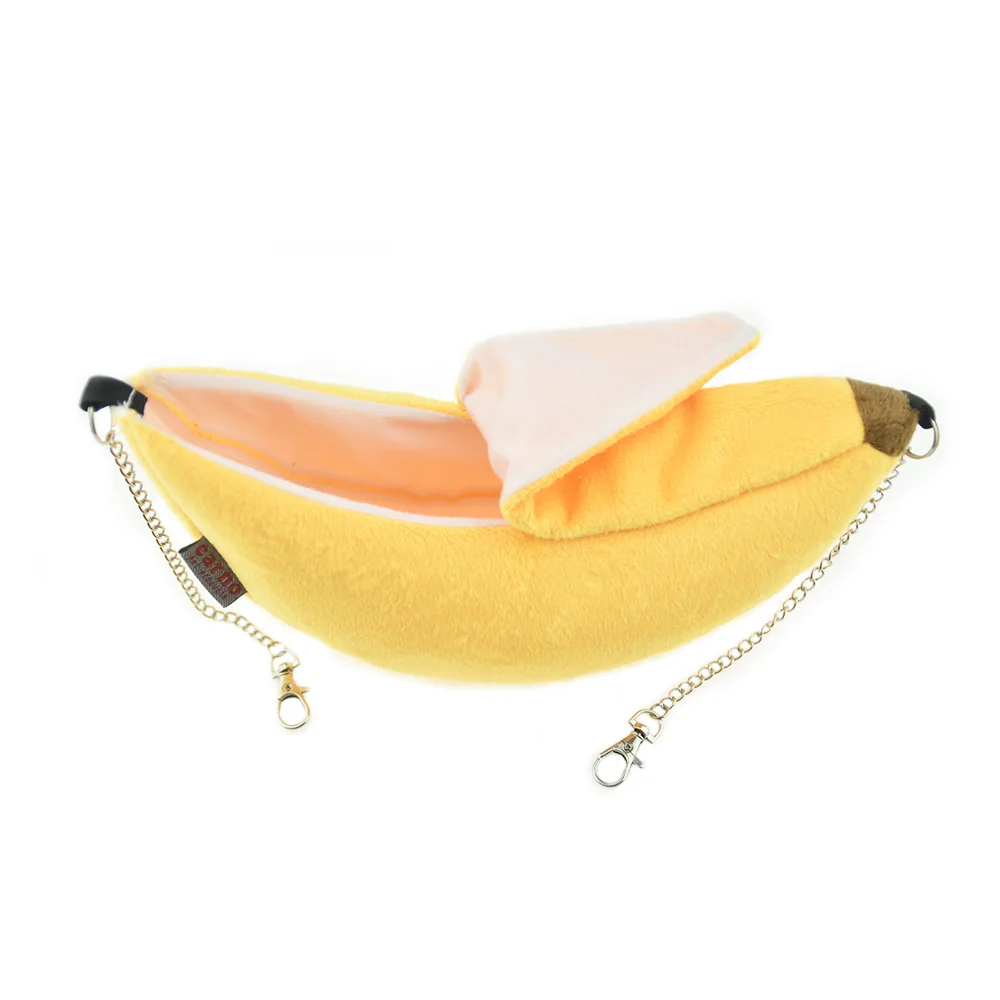 Банан кровать хомяка дом гамак теплая белка Ежик морская свинка кровать, домик, клетка гнездо хомяк аксессуары