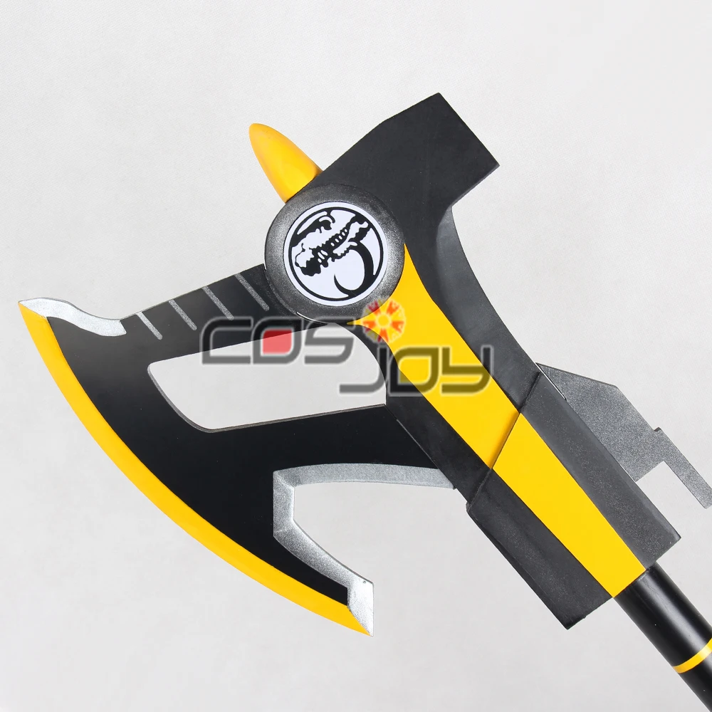 1069-Cosjoy 2" черный Ranger Мощность топор реквизит косплея из ПВХ
