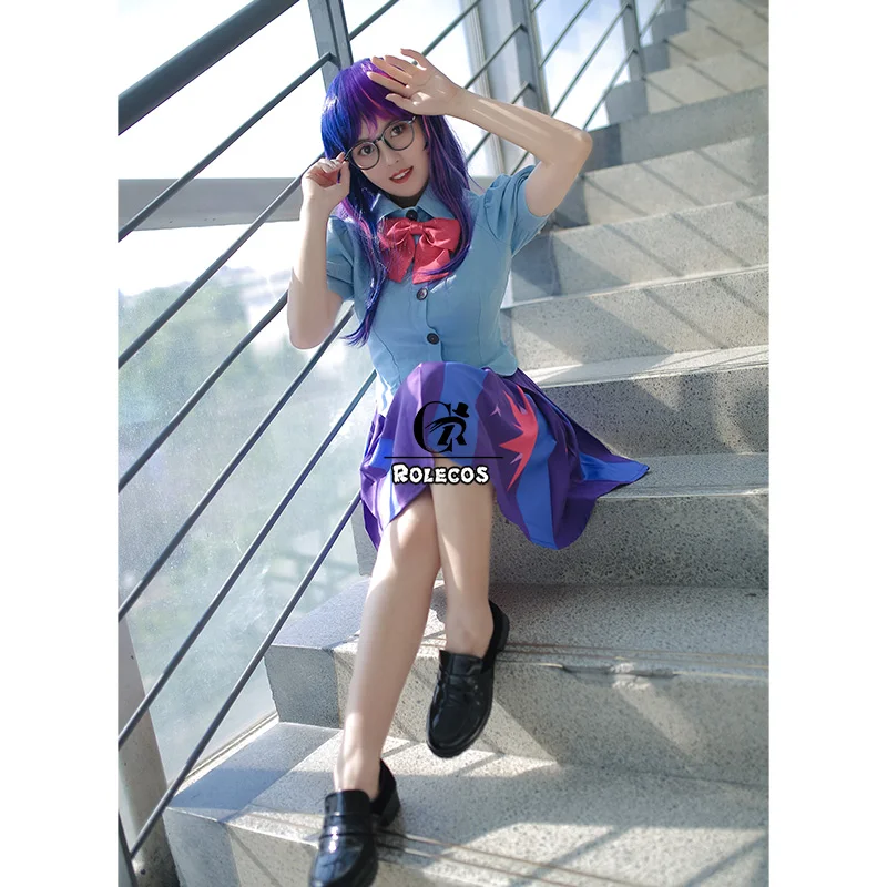 Rolecos аниме пони Косплей Костюм сумеречного блеска платье для косплея Летняя