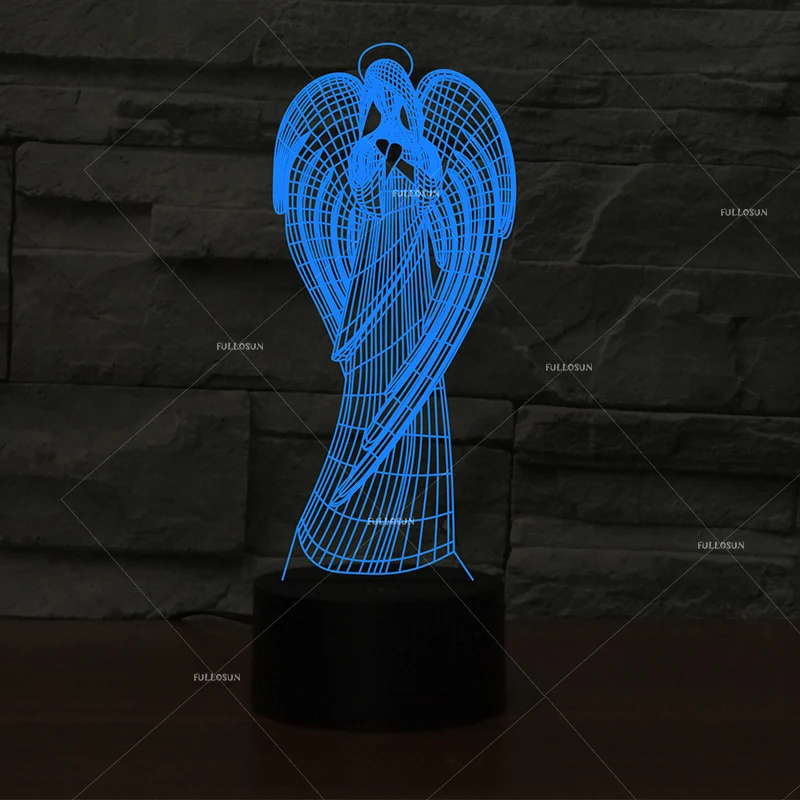 Новый дизайн ангела 2019 иллюзия ночного света 7 видов цветов подарки на день