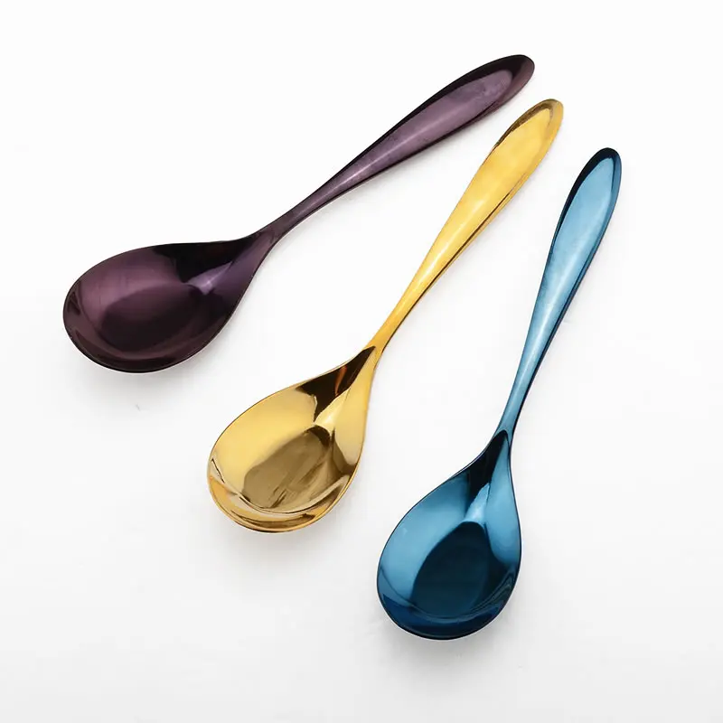 Плоская ложка из нержавеющей стали большие сервировочные для смешивания