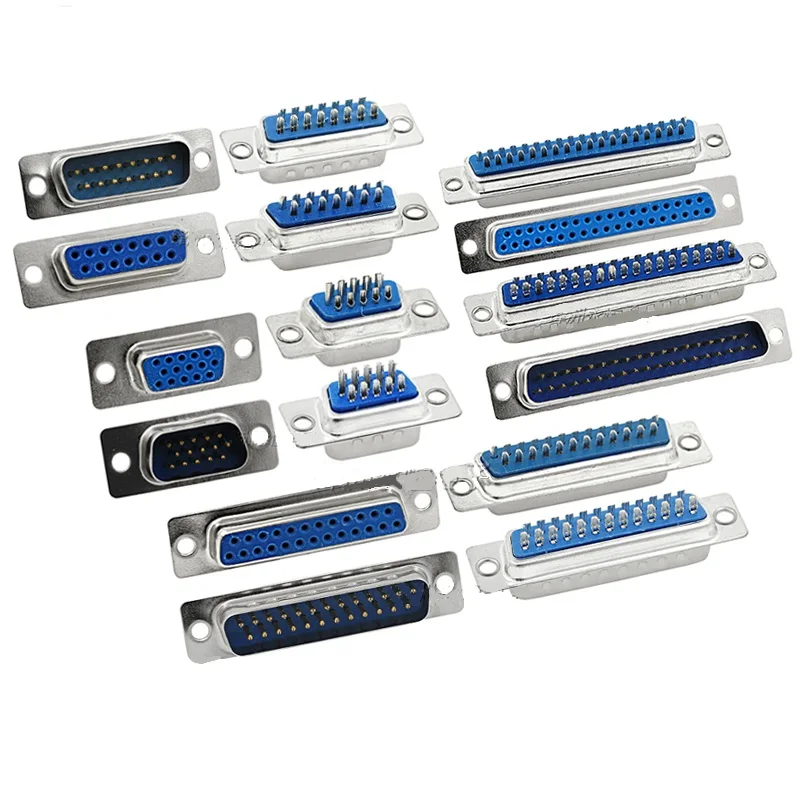 5 шт./лот дБ 15 25 37 разъем гнездовой с разъемом D Sub контактный PCB Бесплатная