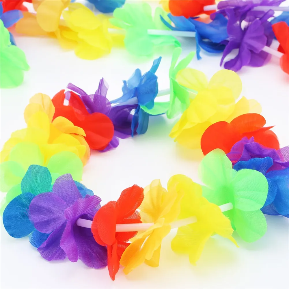 5 шт./компл. юбка Hula тропический стиль Гавайская Юбка с листьями цветочный венок