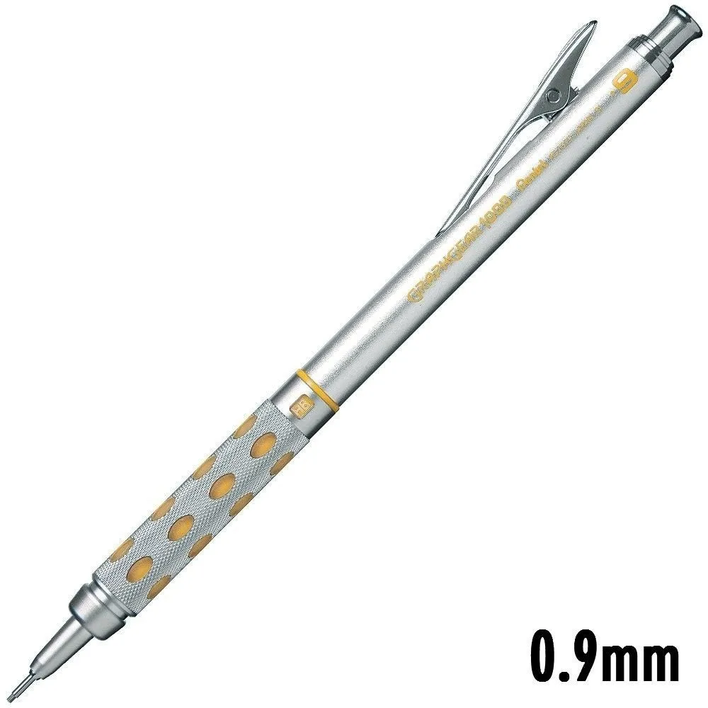 Pentel чертёжный механический карандаш Graphgear 1000 серии 0,3 или 0,5 или 0,7 или 0,9