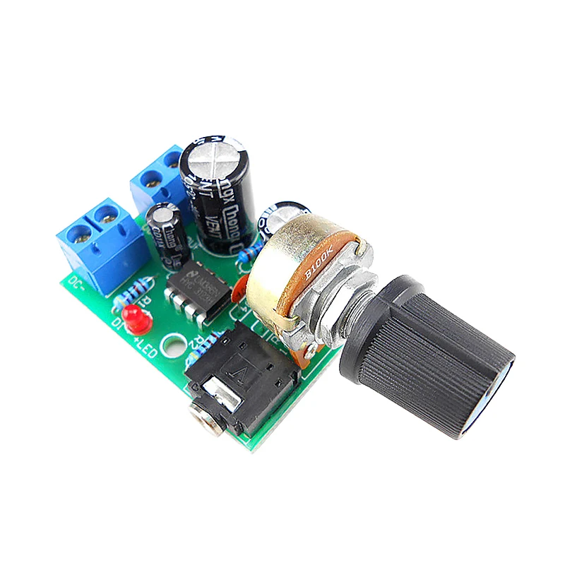 AIYIMA Mini LM386 моно усилитель аудио платы с регулировкой громкости 0 5 10 вт DIY для