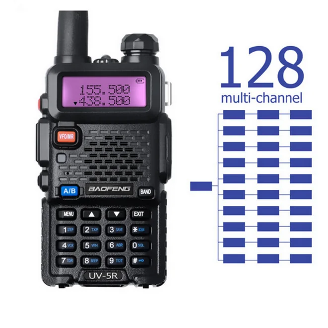 Baofeng UV-5R портативная рация UHF VHF портативная CB Ham радиостанция любительский полицейский сканер Радио Интерком КВ трансивер UV5R