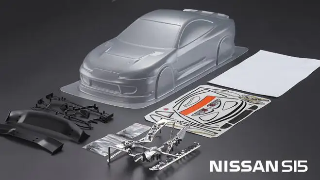 1/10 шкал автомобильный корпус для гоночного автомобиля fouring Drift/Nitro Eelctric Clear Body