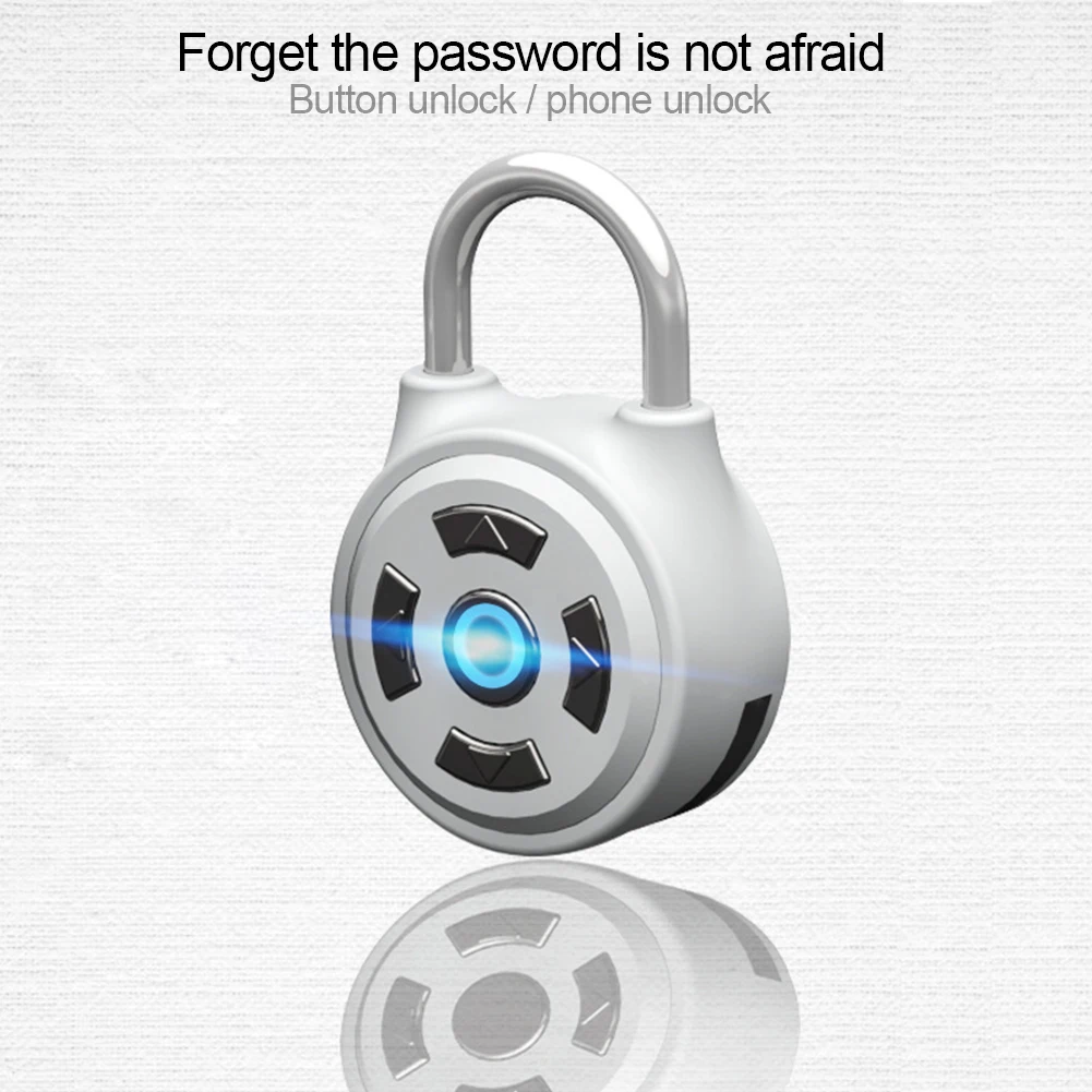 Anti-theft APP Unlock Button Portable Door Padlock Password Keyless Smart Waterproof | Обустройство дома