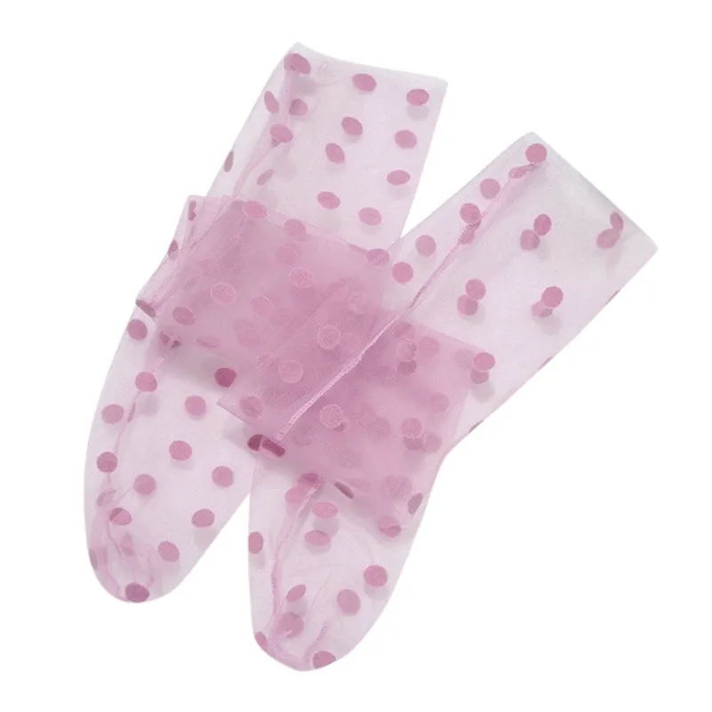 Scoks спортивные кружевные женские тонкие секционная трубка прозрачные сетчатые