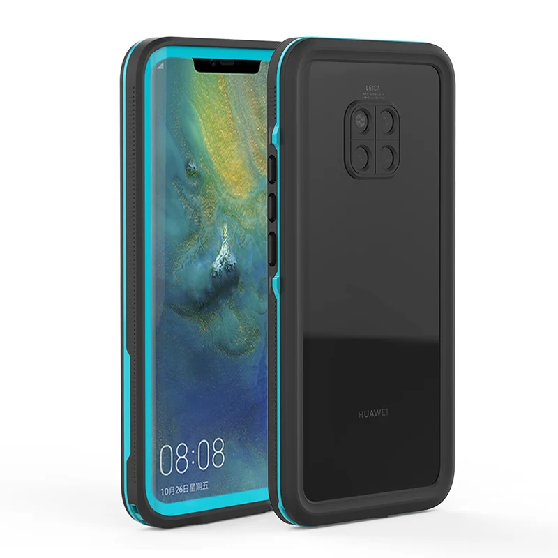 Grass Blue Водонепроницаемый чехол для плавания ming IP68 ДЛЯ huawei P20 Lite P20, чехол для занятий спортом на открытом воздухе, дайвингом, защитой от плавания, чехол для телефона huawei P20 Pro - Цвет: Grass Blue