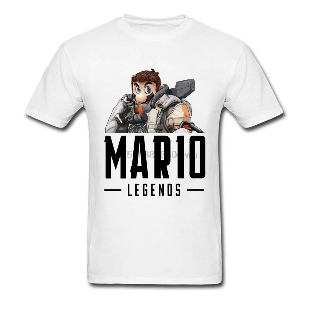 Забавный Марио Apex легенд футболки Smash Bros видео игры Новый Топы И Футболки высокое