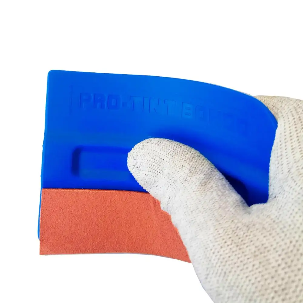 6 шт. прочный синий замшевый войлочный край Магнитный Ракель 4 дюйма для