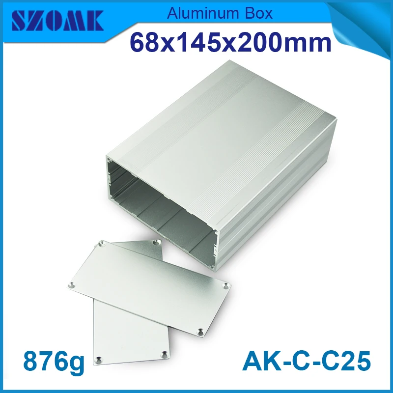10 pcs/lot metal electronic ip 54 enclosures aluminium 68*145*200mm aluminum extrusion panel | Обустройство дома