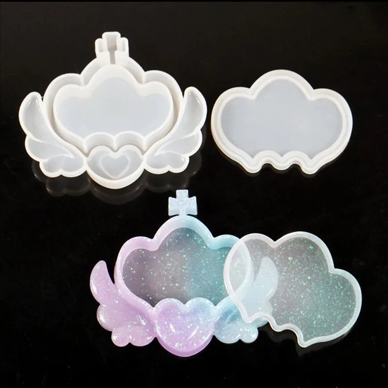 

Transparent silicone mold epoxy resin decoration process DIY jewelry box form jewelry jewelry mold