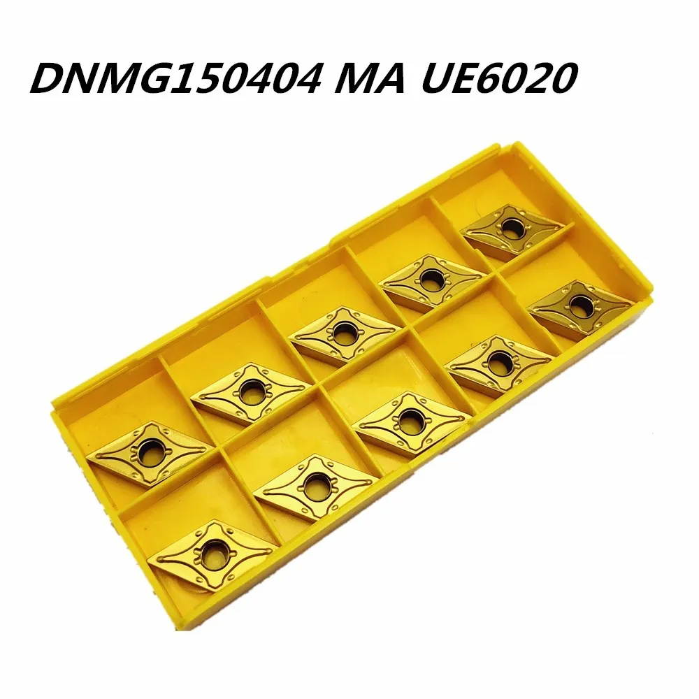 yellow DNMG150404 MA VP15TF/UE6020 твердосплавная вставка CNC токарная вставка высокоскоростной фрезерный станок DNMG 150404 режущие инструменты - Цвет: yellow