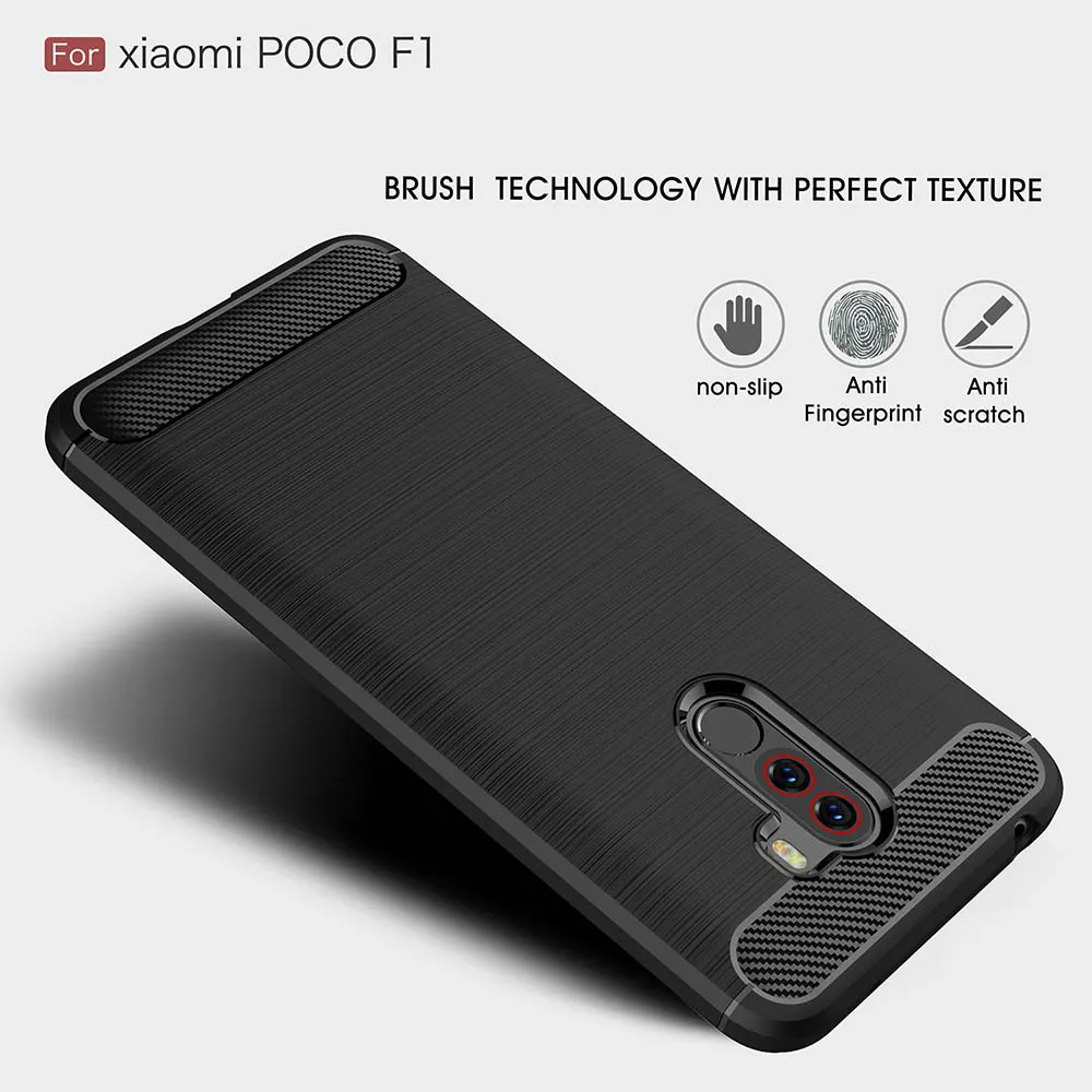 Forubest Xiaomi Pocophone F1 кейс Мягкий ТПУ силиконовый Роскошные Обложка для Поко чехол