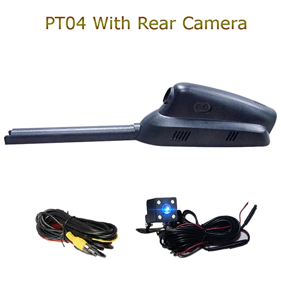 PT04 Tow Camera Lens Jabriel Авто Wi-Fi Скрытая Автомобильный видеорегистратор 1080P вождения видео тире камера Камера видеорегистратор с двумя объективами для PEUGEOT 3008 - Название цвета: PT04 Tow Camera Lens