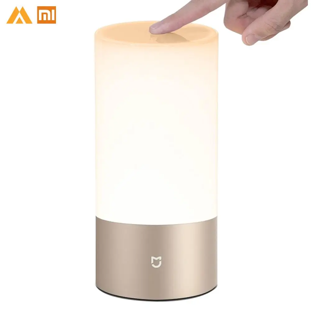Оригинальный Xiaomi Mi jia лампа для спальни прикроватная Bluetooth WiFi подключение