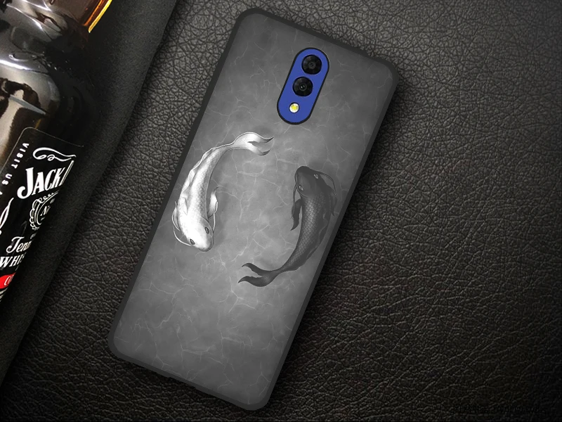 JURCHEN Case For Alcatel 3L Case Soft Tpu Silicone Back Cover For Alcatel 3L 3 L Case Cover Funda Printing Bag Cartoon
